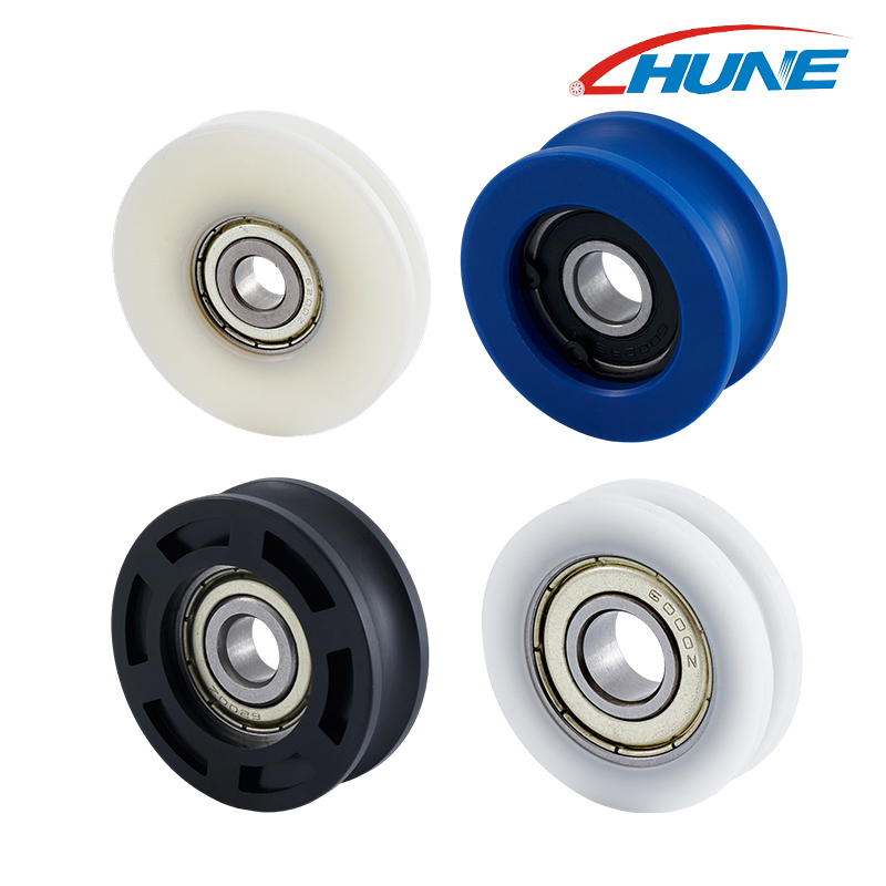 U Rillenscheibenscheibe 6100zz 6200zz Bearing Guide Track Sliding Förderer Roller