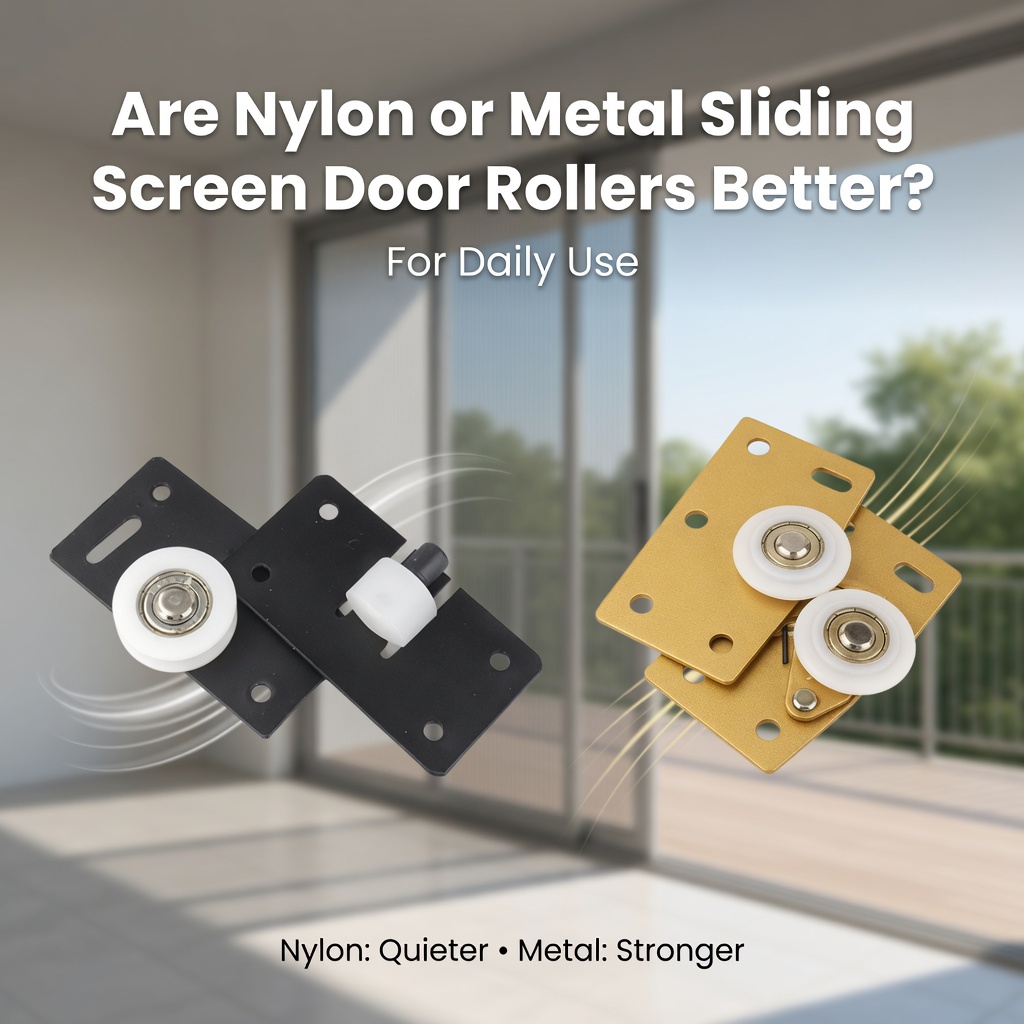  Sind Schiebetürrollen aus Nylon oder Metall besser für den täglichen Gebrauch geeignet?