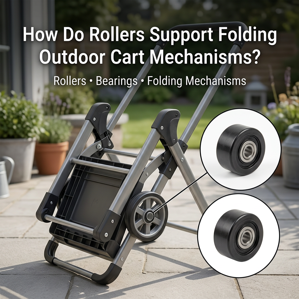  Wie unterstützen Rollen klappbare Outdoor-Wagenmechanismen?